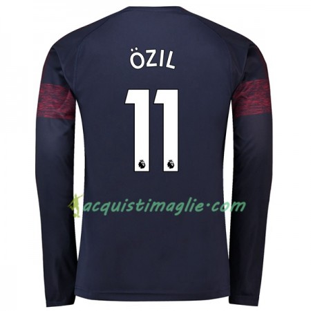 Divisa di Calcio Arsenal Ozil 11 Trasferta 2018/2019 Manica Lunga